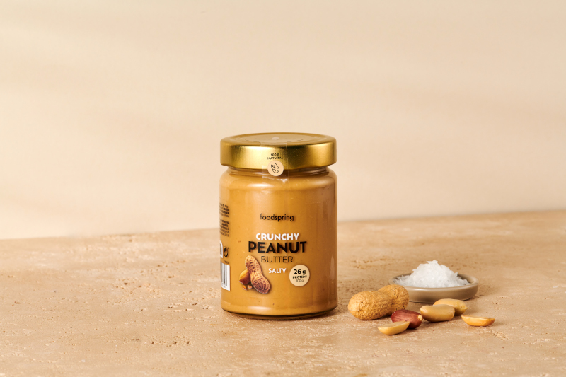 foodspring launcht Crunchy Peanut Butter Salty