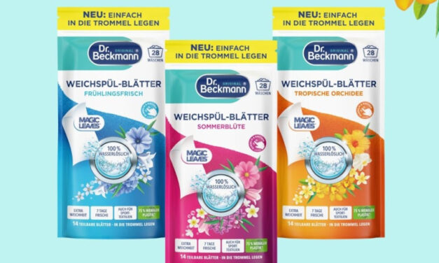 Dr. Beckmann MAGIC LEAVES® Weichspül-Blätter – und Wäschepflege kann sooooo einfach sein