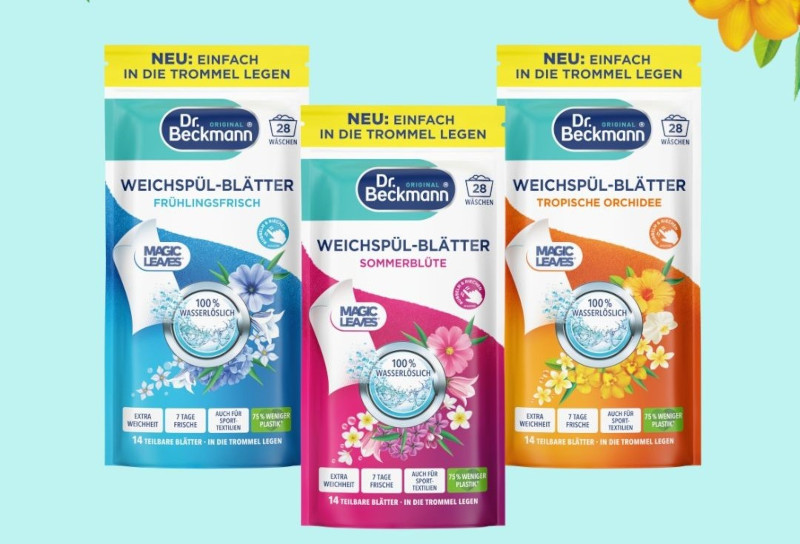 Dr. Beckmann MAGIC LEAVES® Weichspül-Blätter – und Wäschepflege kann sooooo einfach sein