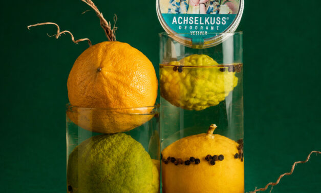 ACHSELKUSS – Neue Deocreme Vetiver