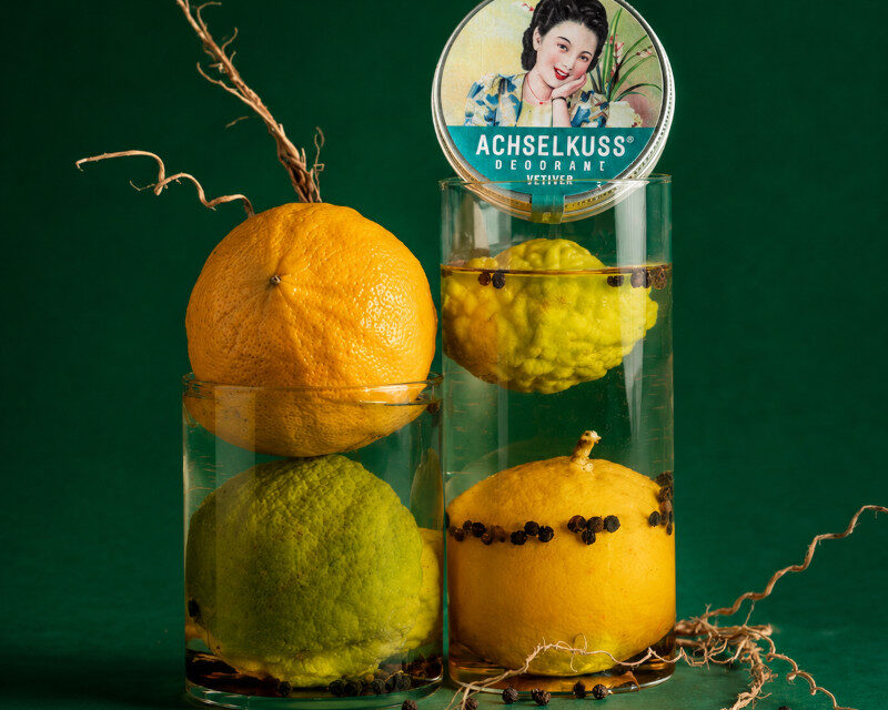 ACHSELKUSS – Neue Deocreme Vetiver