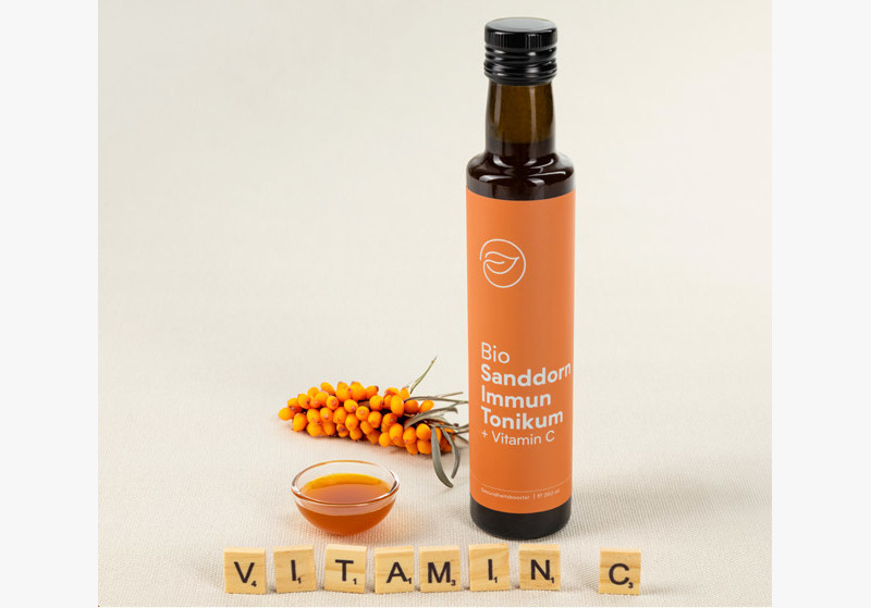 Mit AROMAPFLEGE Sanddorn Immun Tonikum gesund durch die kalte Jahreszeit